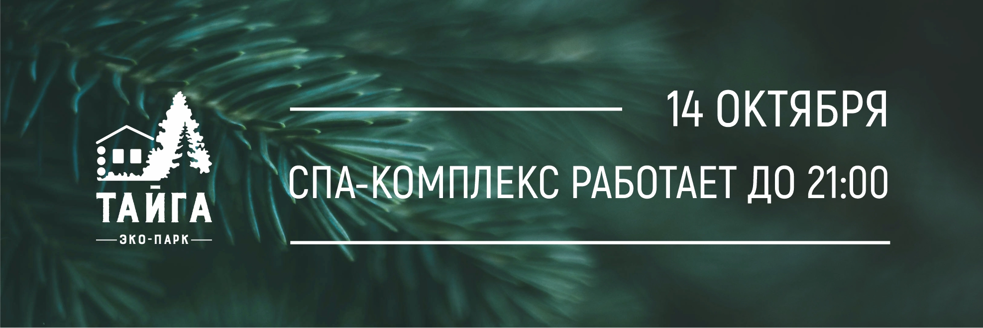 СПА-комплекс работает до 21:00